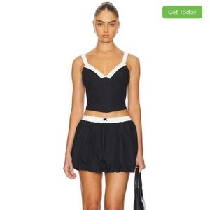 REVOLVE NIA BUBBLE SKIRT SET NWT